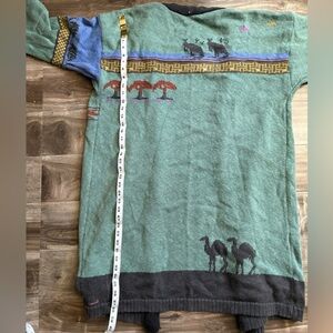 Australian outback cardigan %100 wool hand knit